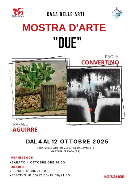 Mostra bipersonale Aguirre e Convertino
