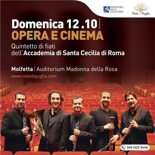 OPERA E CINEMA - Quintetto Accademia Santa Cecilia di Roma