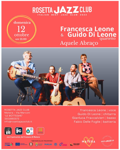 Francesca Leone & Guido di Leone Quartetto "Aquele Abraço"