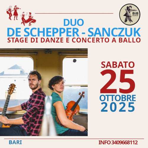 BiB Balfolk Duo De Schepper - Sanczuk. Gratuito per Under 30