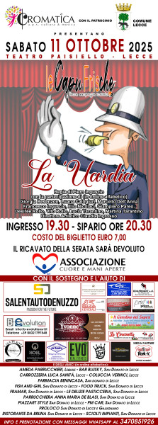 Le CapuFrische al Paisiello per una serata di beneficienza