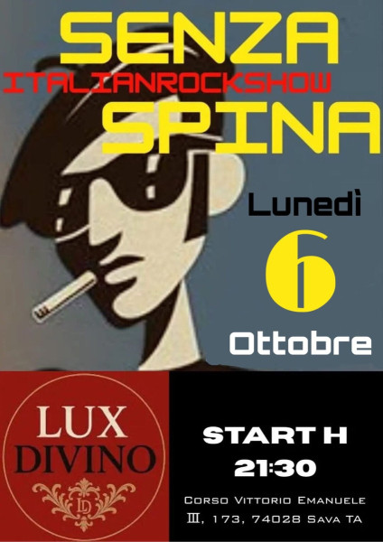 Senzaspina Italian rock show
