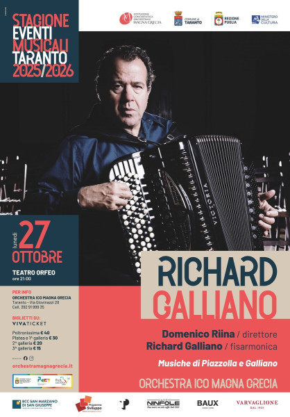 RICHARD GALLIANO & L’ORCHESTRA ICO MAGNA GRECIA