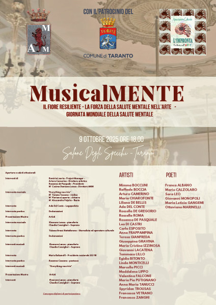 MusicalMENTE - Il fiore resiliente - La forza della salute mentale nell’arte
