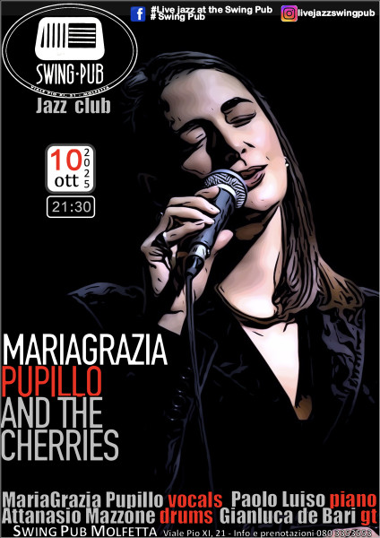 Live Jazz - Mariagrazia Pupillo & the Cherries - Jazz Standards