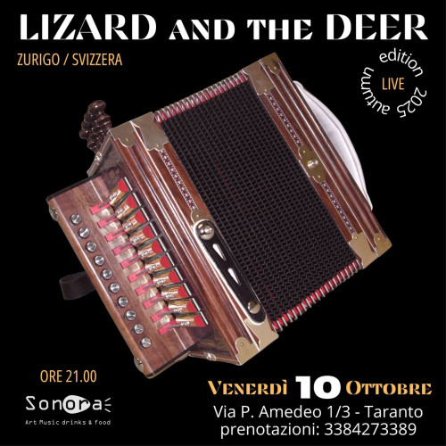 Inaugurazione rassegna "Autumn Edition 2025" con gli svizzeri "Lizard and the Deer"