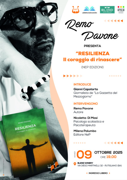 "RESILIENZA" - Presentazione del libro di Remo Pavone