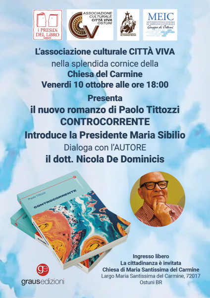 Presentazione Romanzo CONTROCORRENTE di Paolo Tittozzi