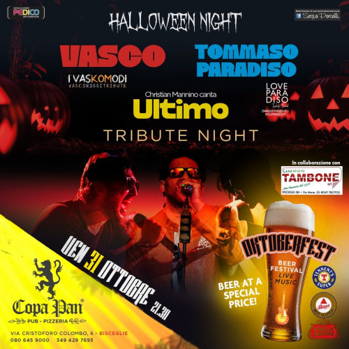 Halloween night - Ultimo Vasco Tommaso Paradiso tribute live a Bisceglie