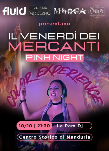 Centro Storico in Festa con La_Pam Dj alla consolle, venerdì 10 ottobre a Manduria