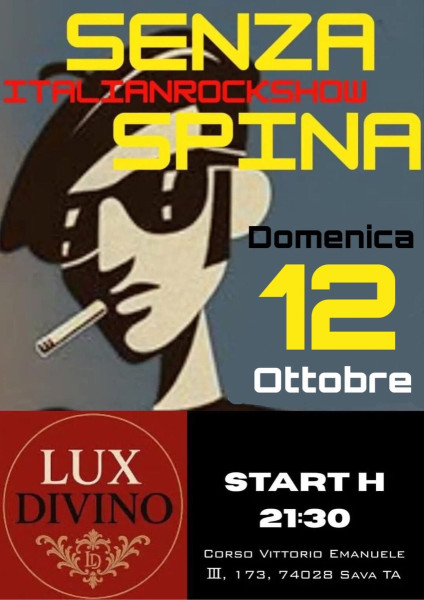 SENZASPINA rock italian show