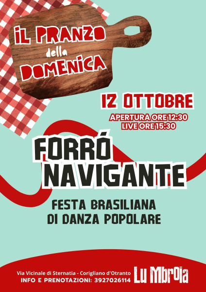 FORRO’ NAVIGANTE Festa brasiliana di danza popolare
