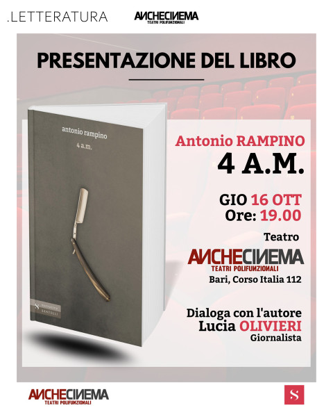 Presentazione del libro 4 A.M. di Antonio Rampino