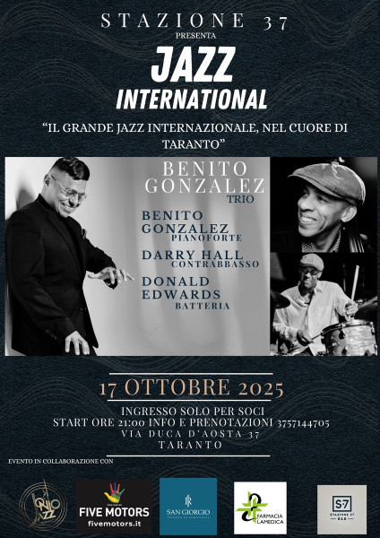 international JAZZ : BENITO GONZALEZ trio