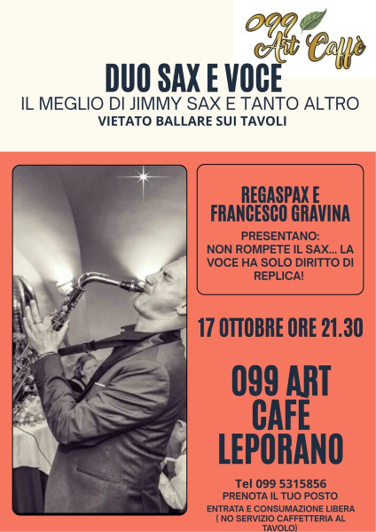 DUO SAX E VOCE Il meglio di JIMMY SAX e tanto altro