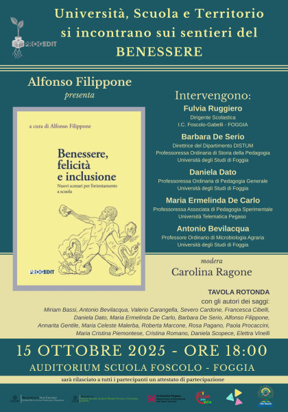 Presentazione del libro Benessere, Felicità e Inclusione