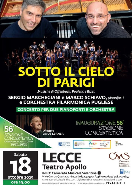 Inaugurazione Stagione Concertistica Camerata Musicale Salentina