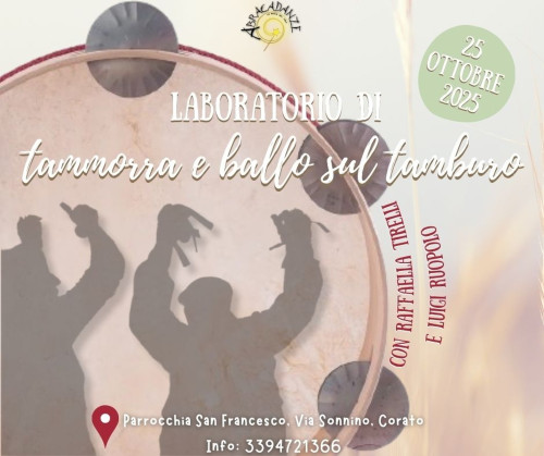 Laboratorio di tammorra e tammurriata con Raffaella Tirelli