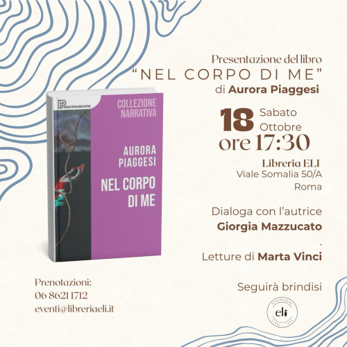 Presentazione del romanzo "NEL CORPO DI ME"