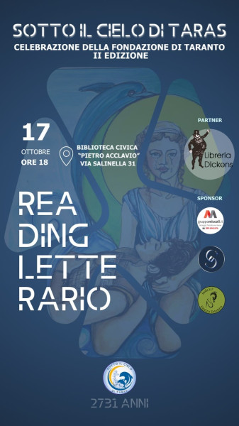 Reading letterario sulla Storia di Taranto