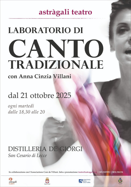 Anna Cinzia Villani riapre il suo laboratorio di canto popolare