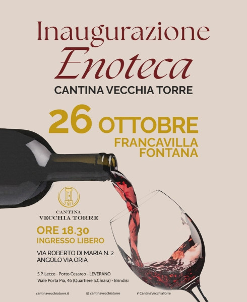 Inaugurazione Enoteca Vecchia Torre