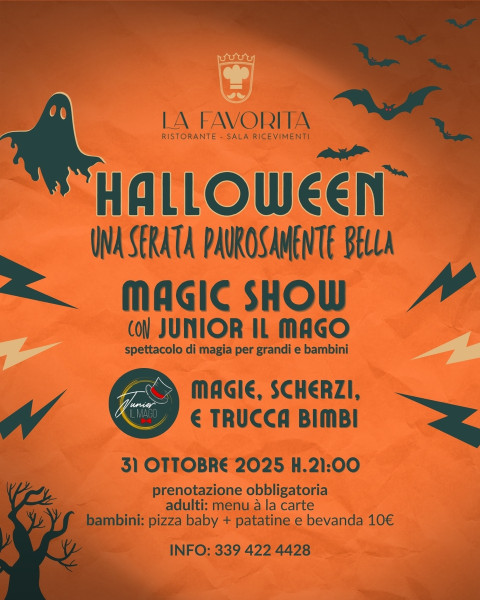 Halloween con il Magic Show di Junior il Mago