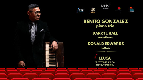 Benito Gonzalez piano trio live a Leuca
