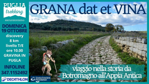 GRANA DAT ET VINA viaggio da Botromagno all'Appia antica