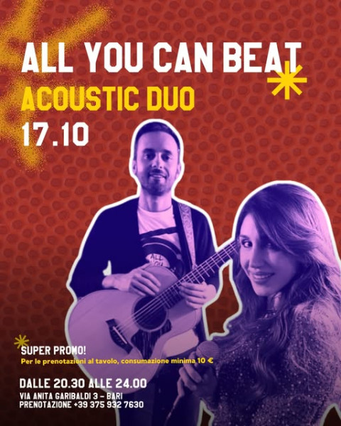 PalaBarTino: il live degli All Yuo Can Beat