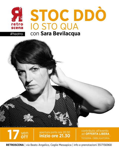 STOC DDO - Io sto qua con Sara Bevilacqua