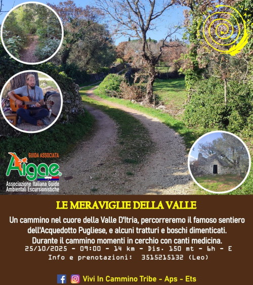 Le meraviglie della valle, escursione cammino
