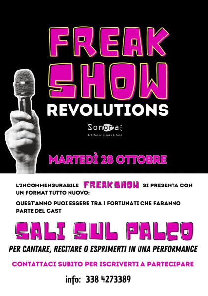 Open Mic / Freak Show Revolutions