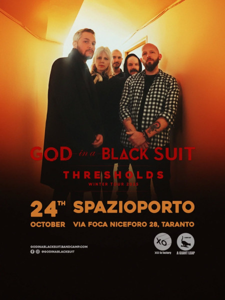 FRIDAY I'M IN ROCK presenta GOD IN A BLACK SUIT