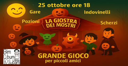 LA GIOSTRA DEI MOSTRI grande gioco per piccoli amici