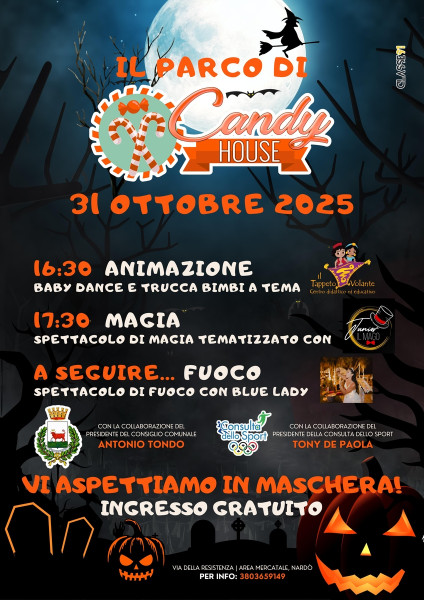 HALLOWEEN AL PARCO CANDY HOUSE DI NARDO'