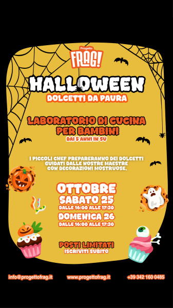 HALLOWEEN  | Laboratorio di cucina per bambini
