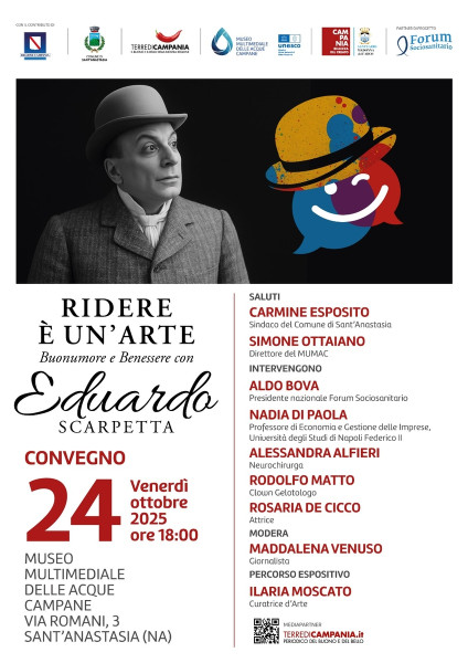 RIDERE È UN’ARTE, Buonumore e Benessere con Eduardo Scarpetta