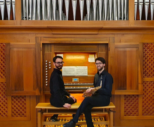 In scena il Duo Zephyros per la Rassegna Organistica Internazionale: suonano l’organista Vincenzo Palumbo e il sassofonista Christian Summa