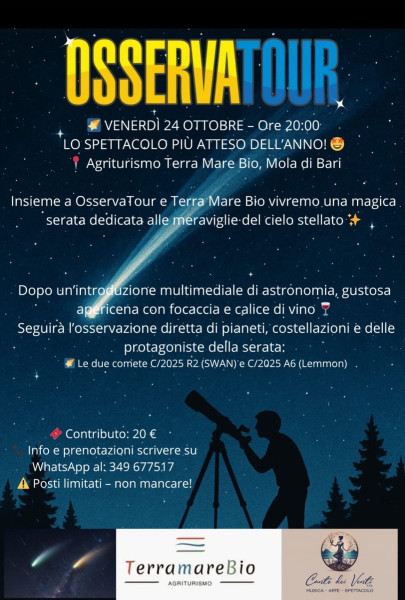 Osservazione Astronomica Comete - Osservatour
