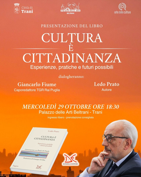 Presentazione del libro "Cultura è cittadinanza" di Ledo Prato