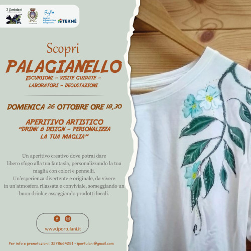 Aperitivo artistico: Drink & Design  personalizza la tua maglia