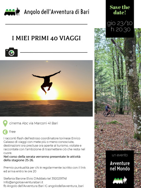 I miei primi 40 viaggi