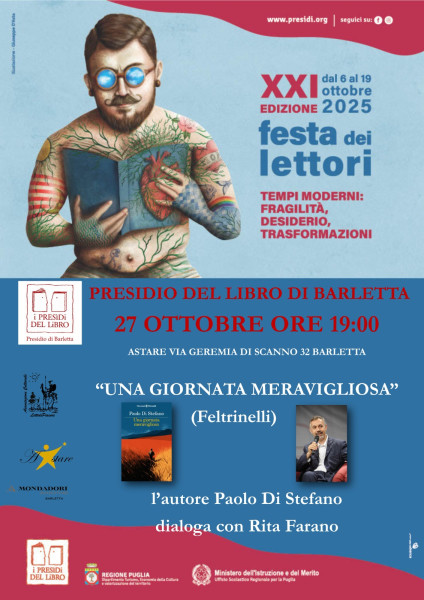 Presentazione "Una giornata meravigliosa" incontro con Paolo Di Stefano
