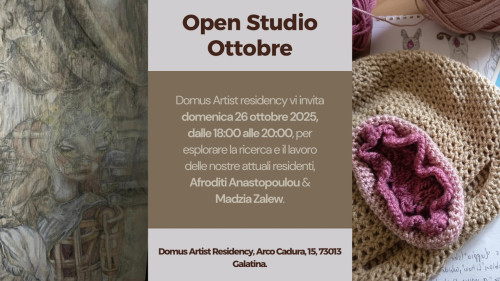 STUDIO VISIT A DOMUS CON LE ARTISTE Afroditi Anastopoulou e Madzia Zalewa