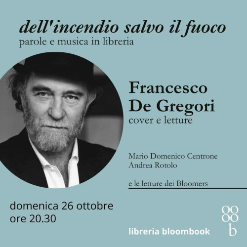 dell'incendio salvo il fuoco serata De Gregori