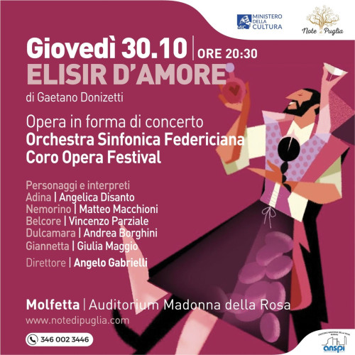 Elisir d'amore di Gaetano Donizetti