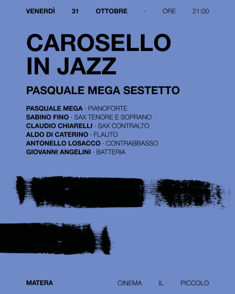 Carosello in Jazz con il Pasquale Mega Sextet per il Gezziamoci