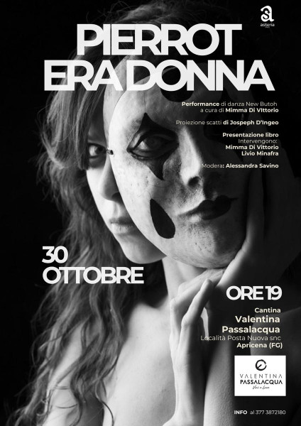 Il progetto Pierrot era donna incontra l’arte del vino alle cantine Valentina Passalacqua