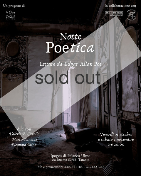 Notte Poetica - Letture da Edgar Allan Poe